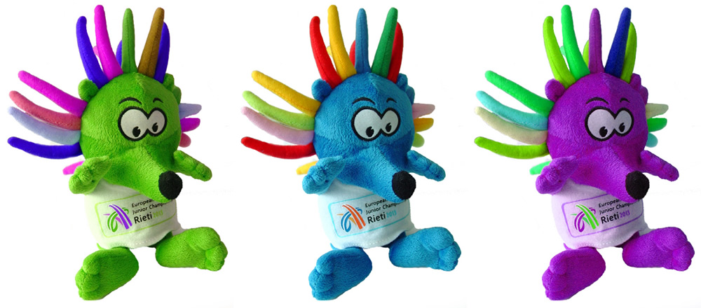 Varianti colorati del peluche